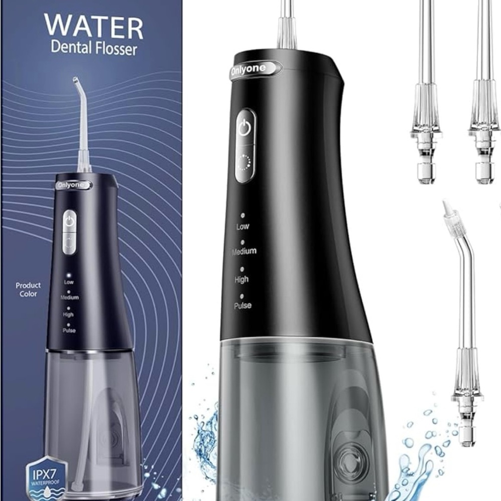 Onlyone Water Dental Floss Black New (B411)